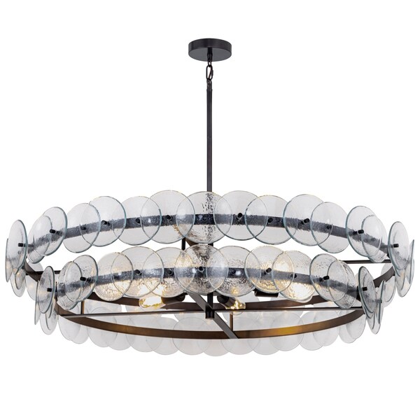 Maxim Lighting Loren 42'' Chandelier, Gunmetal 21824TCGM - main